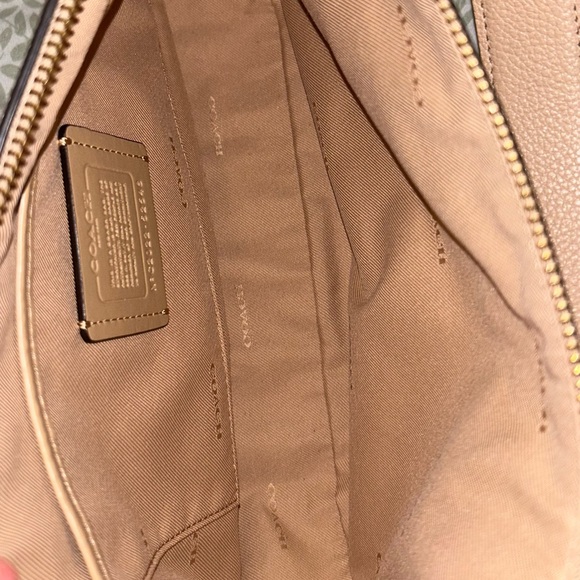 Coach Sutton shoulder bag style 52548 cream leather pebbled classic winter purse - Picture 12 of 15